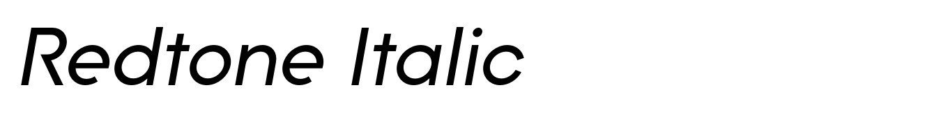 Redtone Italic